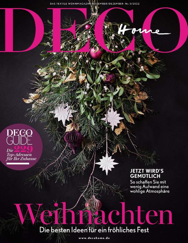 Cover von DECO HOME Nr. 5/22 plus DECO GUIDE 2023