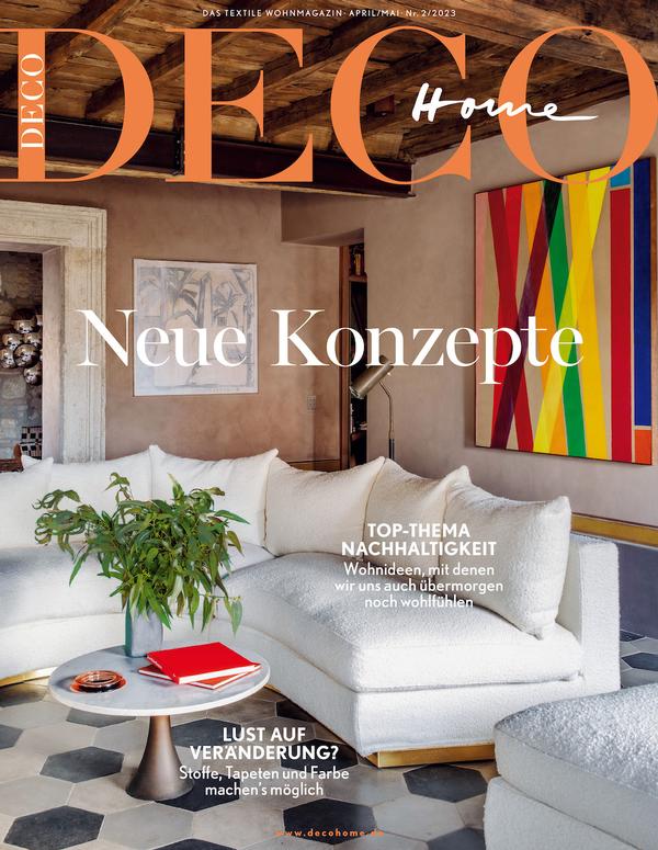 Cover von DECO HOME Nr. 2/23 + Extraheft OUTDOOR SPEZIAL