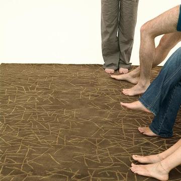 Handgewebter Teppich 