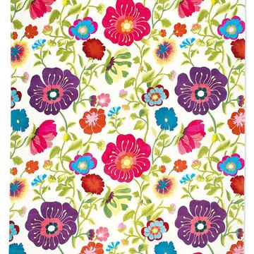 Teppich mit bunten Blüten von Knots Rugs