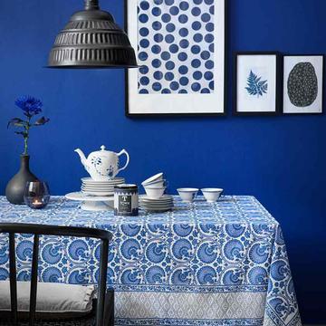 Tischdecke India Blue von Bungalow 